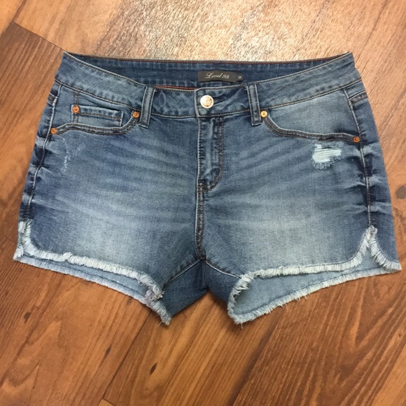 level 99 denim shorts